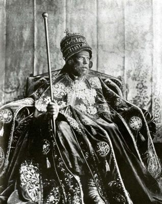 The Coronation of Menelik II의 고풍스러운 장면과 위엄있는 분위기!